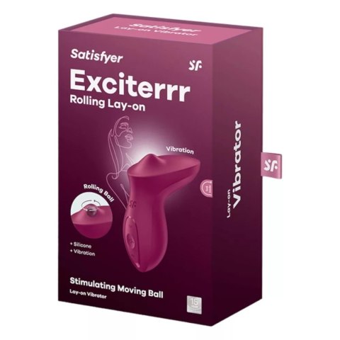 Satisfyer Exciterrr berry - wibrator lay on