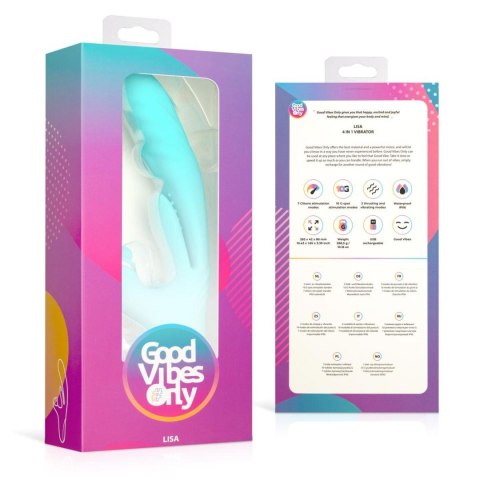 Good Vibes Only - Lisa Thrusting Rabbit Vibrator with G-Spot Stimulator