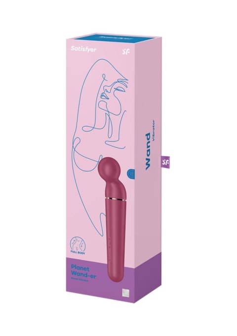 Satisfyer Planet Wand-er berry + rosegold - wibrator WAND