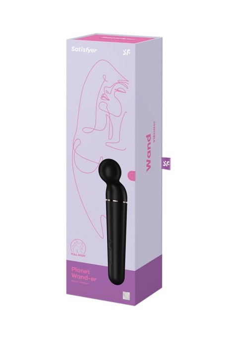 Satisfyer Planet Wand-er black + rosegold - wibrator WAND