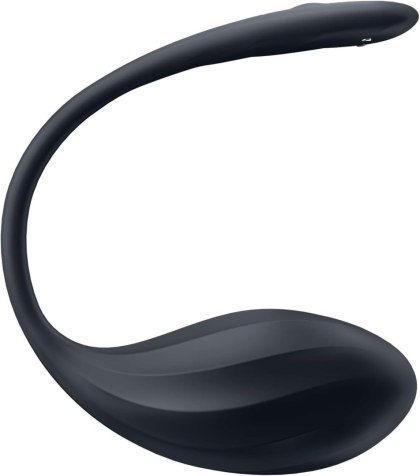 Satisfyer Ribbed Petal black - wibrator jajko