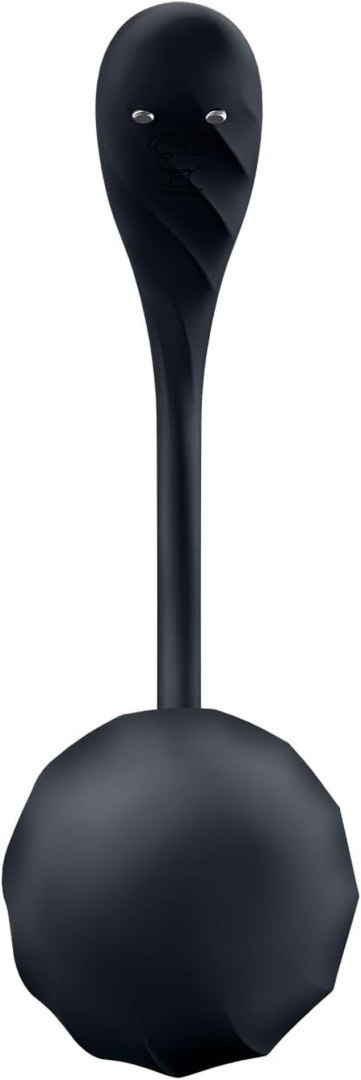 Satisfyer Ribbed Petal black - wibrator jajko