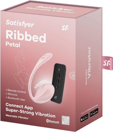 Satisfyer Ribbed Petal rose - wibrator jajko