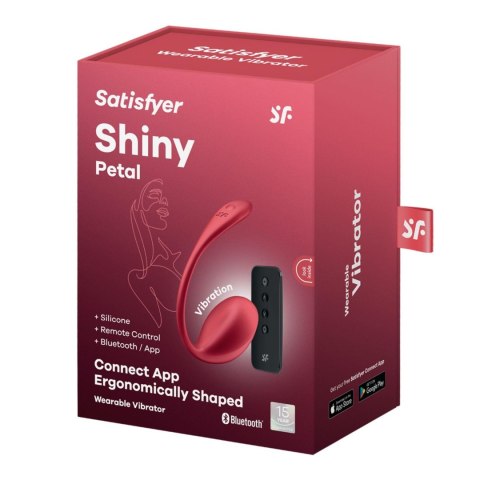 Satisfyer Shiny Petal red - wibrator jajeczko