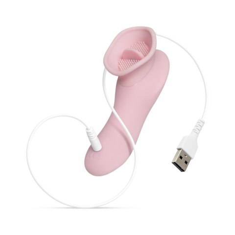 Clitoral Stimulator With Thong Pink - stymulator łechtaczki