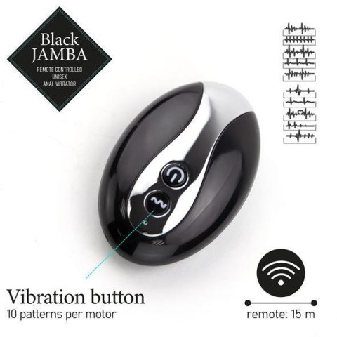 FeelzToys - Black Jamba Anal Vibrator