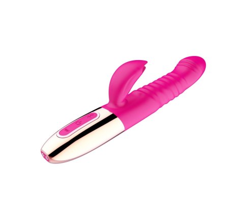 Wibrator - Rechargeable Thrusting Vibrator USB 10 Functions - Heating