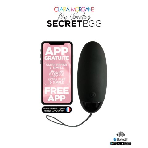 My Vibrating Secret EGG Black - App controlled