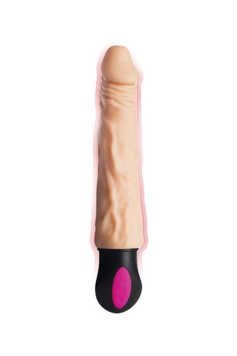 A-TOYS Vibrator with heating TPE 12 speeds bendable rechargble