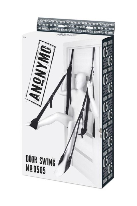 Anonymo Sex swing on the door , nylon, black