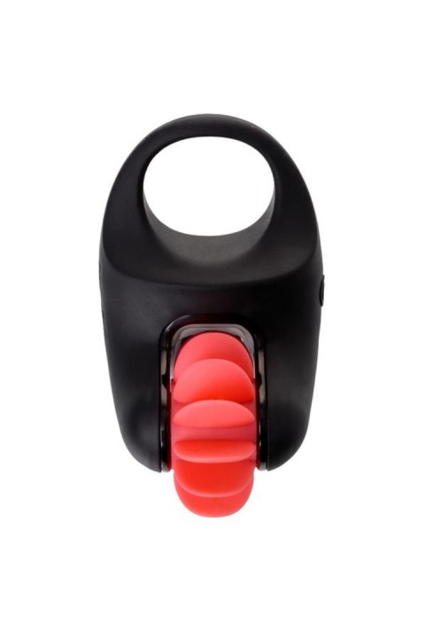 EROTIST Mill vibro ring, silicone, black, 8.5 cm, O 2.6 cm