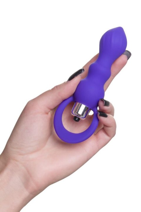 ToDo by Toyfa Anal plug Curvy, silicone, purple, 14 cm, O 3.2 cm