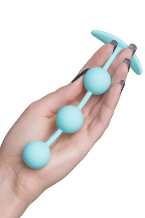 ToDo by Toyfa Anal plug Triplex, silicone, mint, 15 cm, O 2.5 cm