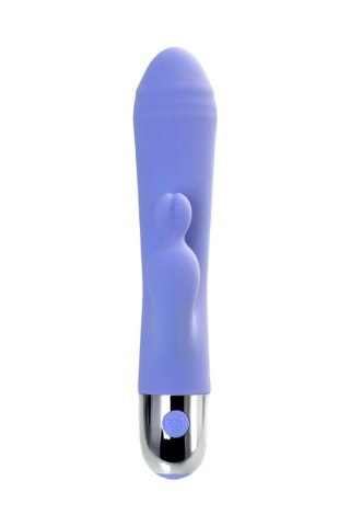 Vibrator with clitoral stimulation Flovetta Crocus, silicone, purple, 17.5 cm