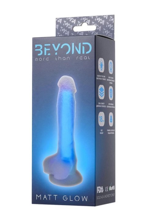 BEYOND BY TOYFA Matt Glow Blue 13cm