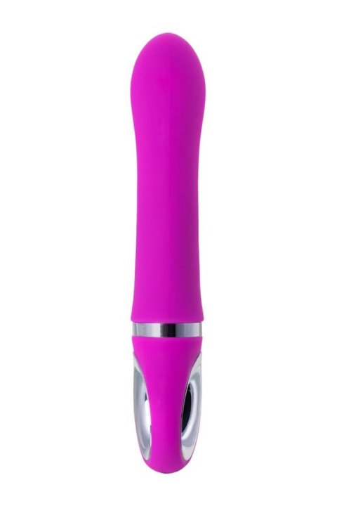 JOS JOLY, Vibrator with clitoral stimulator with WOW mode, silicone, fuchsia, 19.6 cm