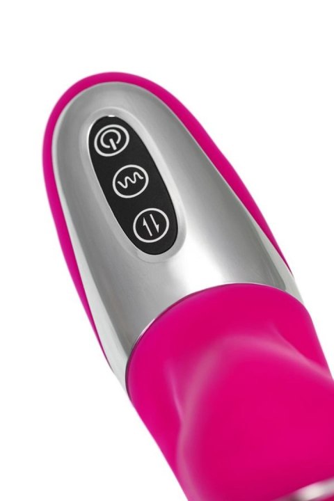 JOS Thrusting and sucking vibrator To-Frolly, silicone, pink, 21,5cm