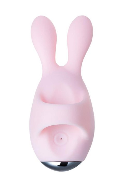 JOS VITA finger vibrating egg and vibrating attachment, silicone, powder pink, 8.5 and 8 cm