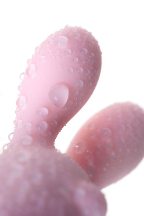 JOS VITA finger vibrating egg and vibrating attachment, silicone, powder pink, 8.5 and 8 cm