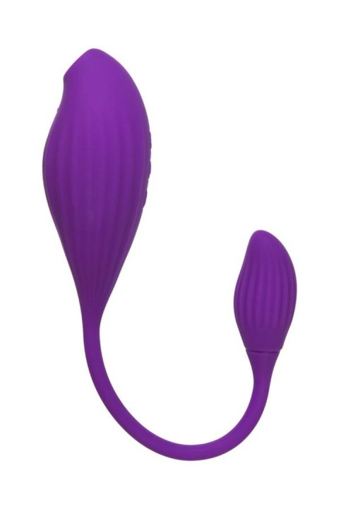 JOS Vacuum clitoris stimulator Ginny, silicone, purple, 31 cm