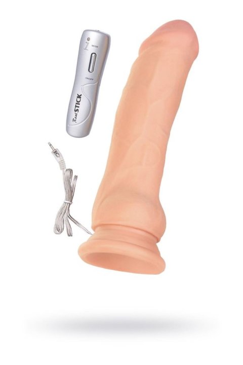 RealStick Elite, Vibrator on a suction cup, body, 7 vibration modes, 17 cm