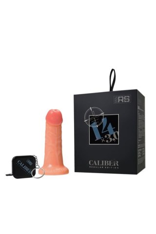 Realistic dildo Caliber 14/3 , PVC, flesh, length 14cm, diameter 3cm