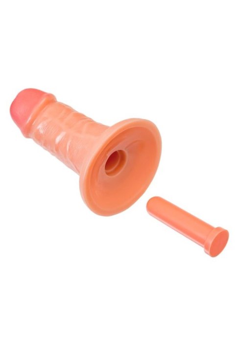 Realistic dildo Caliber 14/5 , PVC, flesh, length 14cm, diameter 5cm