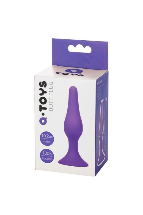 A-TOYS, Anal Plug, Silicone, Purple, 10.2 cm