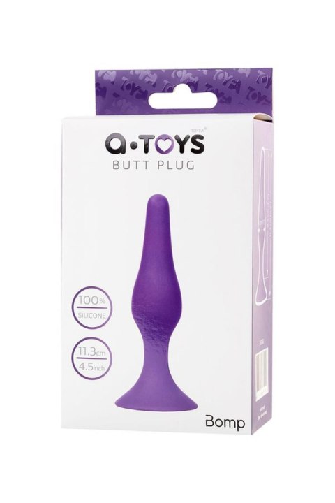 A-TOYS, Anal Plug, Silicone, Purple, 11,3 cm