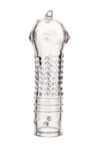 A-TOYS, Penis Sleeve, TPR, Transparent, 14.7 cm