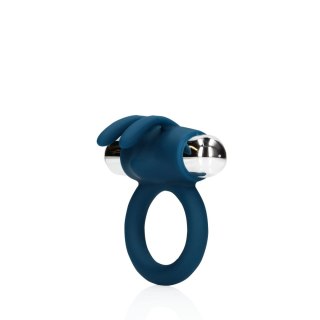 Vibrating Rabbit Cock Ring - Baltic Blue