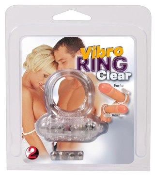 Vibro ring Clear Silicone