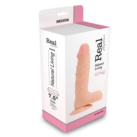 FALLO REALISTICO REAL RAPTURE FLESH 7.5" - Realistyczne dildo na przyssawce