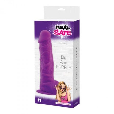 Fallo realistico real safe big arm purple - Realistyczne dildo na przyssawce