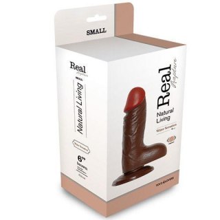 Wibrator-REALISTIC VIBRATOR REAL RAPTURE BROWN 6""""""""""""""""