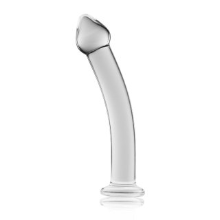 7.5"" Glass Romance Clear - Szklane dildo