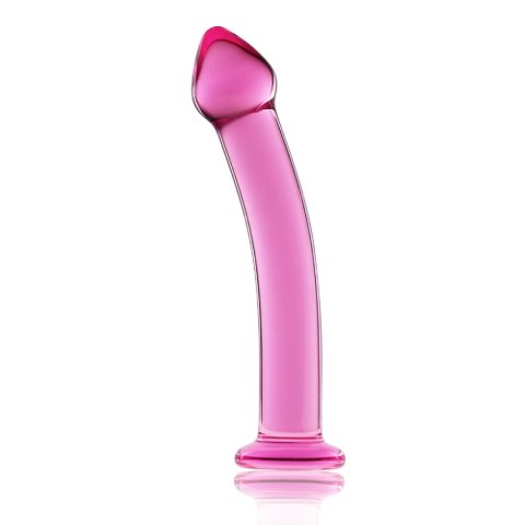 7.5"" Glass Romance Pink - Szklane dildo