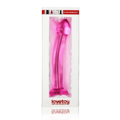 7.5"" Glass Romance Pink - Szklane dildo