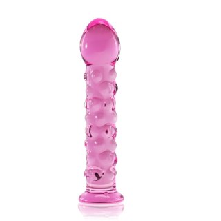 7"" Glass Romance Pink - Szklane dildo