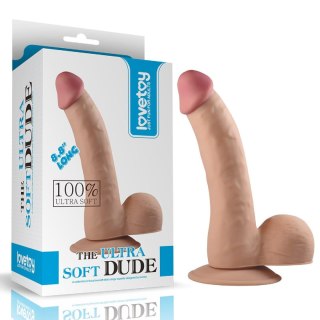 8.8"" The Ultra Soft Dude - Realistyczne dildo na przyssawce