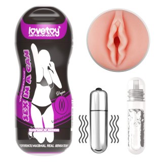 Sex In A Can Vagina Stamina Tunnel - Masturbator wibrujący