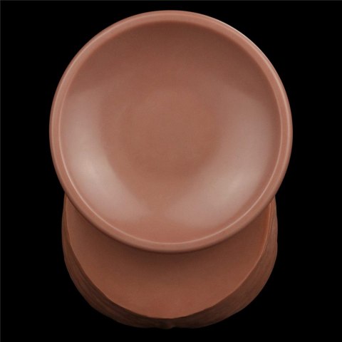 12'' King Sized Sliding Skin Dual Layer Dong Brown - Realistyczne dildo na przyssawce