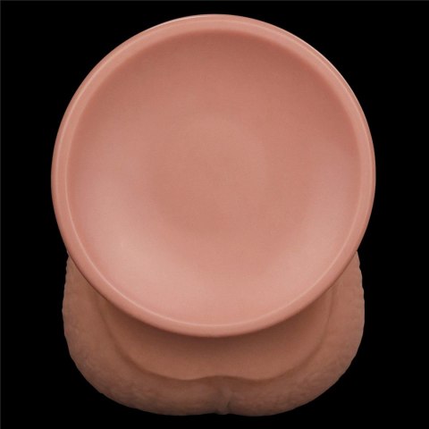 13.5'' King Sized Sliding Skin Dual Layer Dong - Duże dildo na przyssawce