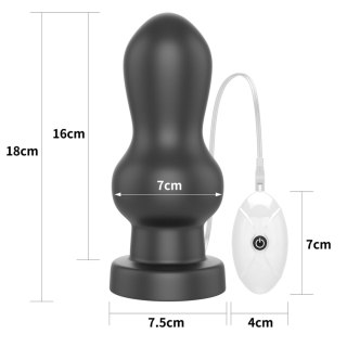 7"" King Sized Vibrating Anal Rammer - Wibrujący korek analny