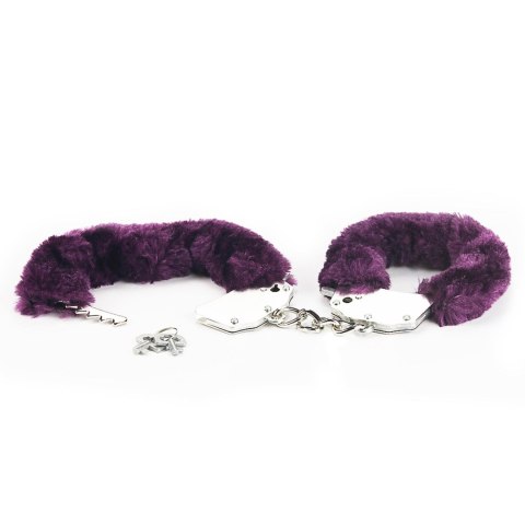 Fetish Pleasure Fluffy Handcuffs Purple