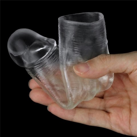 Flawless Clear Penis Sleeve Add 1'' - Nakładka na penisa