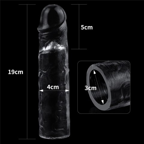 Flawless Clear Penis Sleeve Add 2'' - Nakładka na penisa