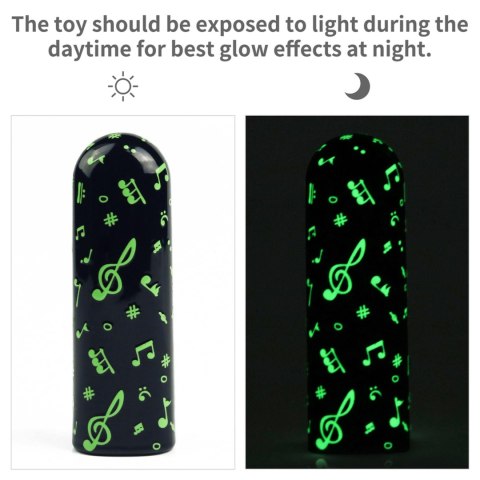 Rechargeable Glow-in-the-dark Music Massager