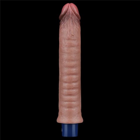 9.5" REAL SOFTEE Rechargeable Silicone Vibrating Dildo