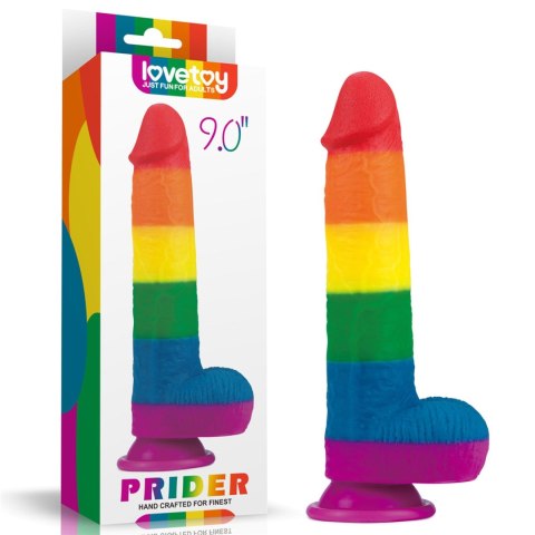 9'' Prider Dildo - kolorowe dildo